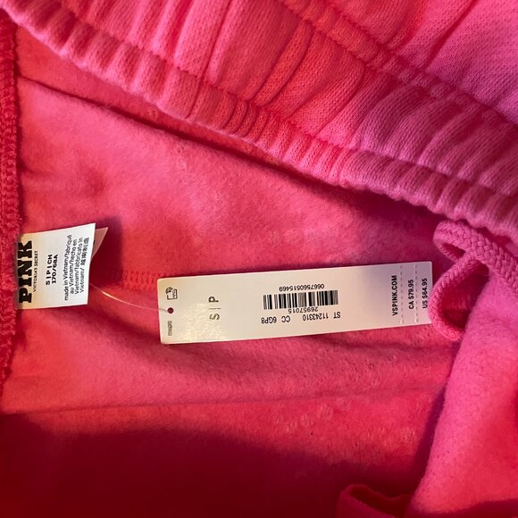 Victoria Secret, PINK, S, LIMITED EDITION, CARMINE ROSE BLING, Campus Sweatpants - Picture 7 of 7